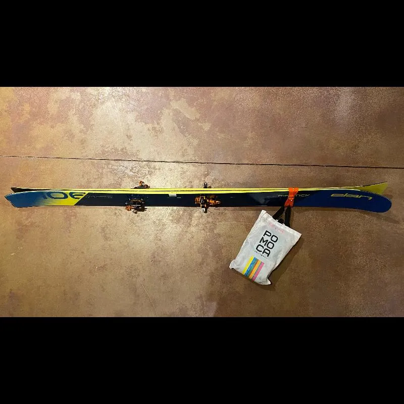 Used Elan Ripstick 106 with Plum Oazo Bindings