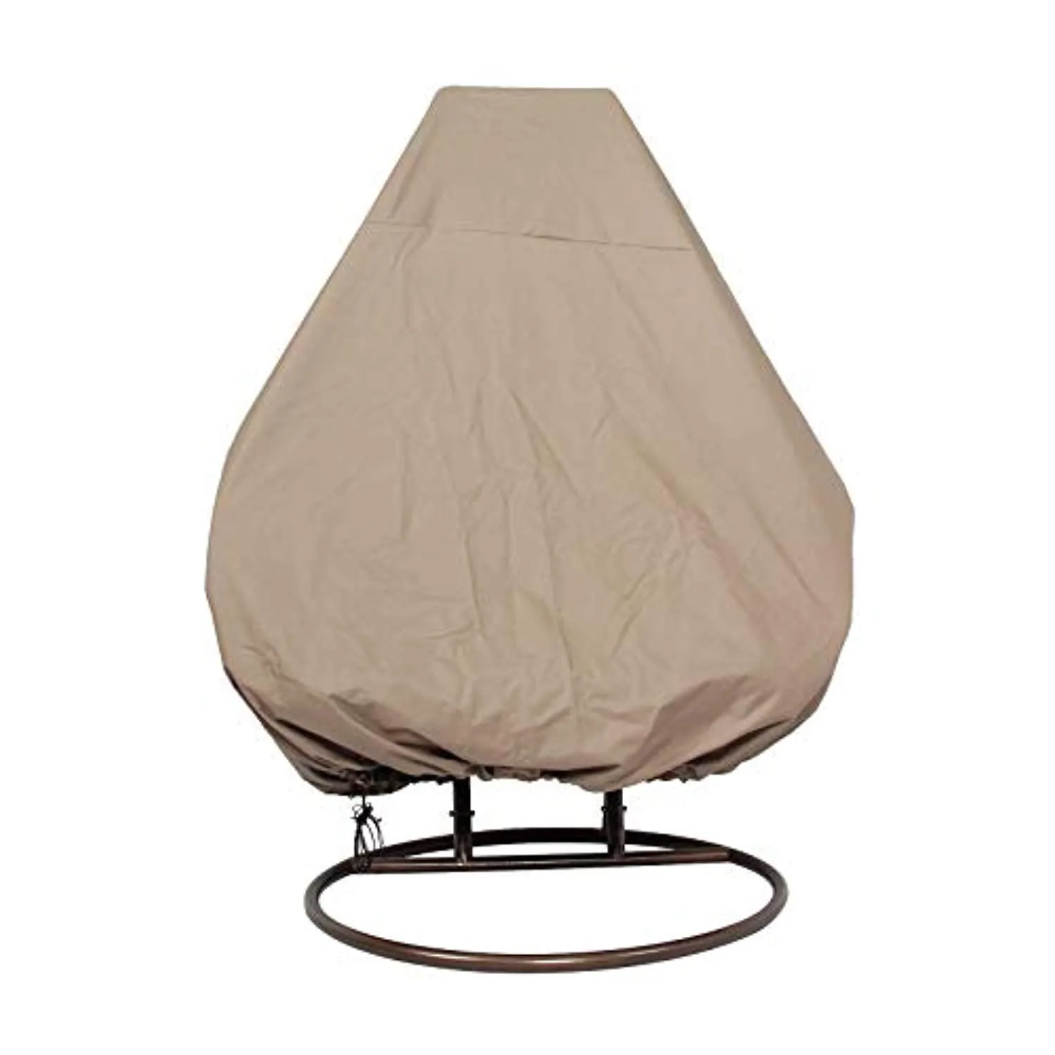 Wicker Hanging 2 Person Egg Swing Chair with Outdoor Cover