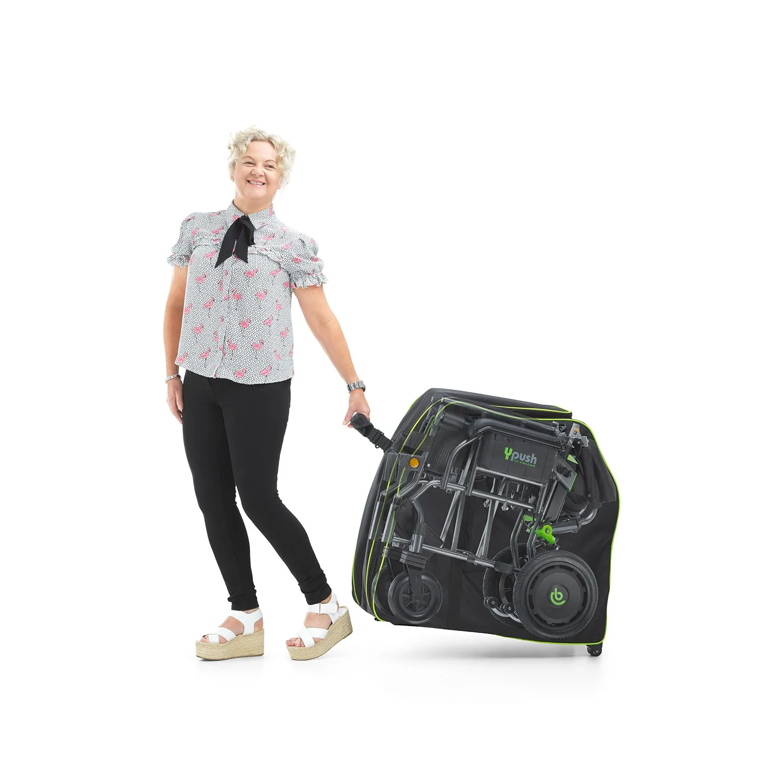 Y-Push Power asssit attended wheelchair