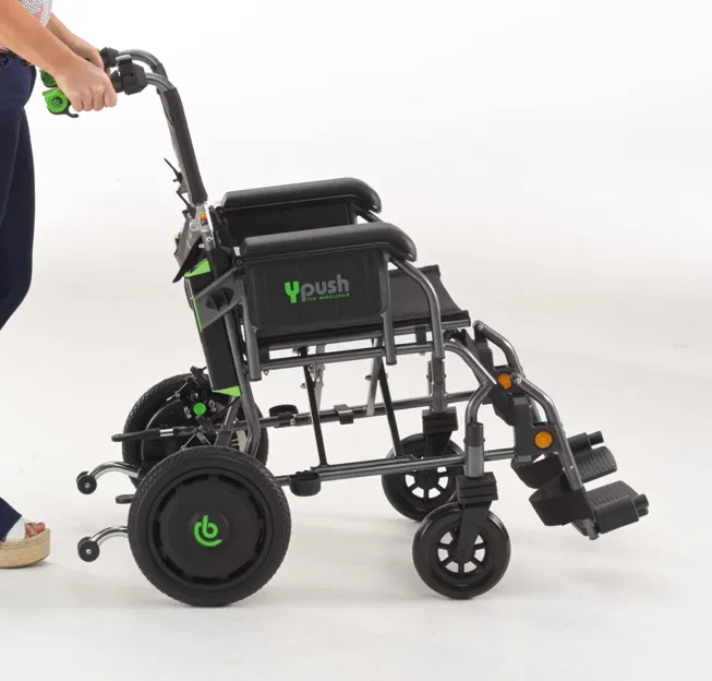 Y-Push Power asssit attended wheelchair