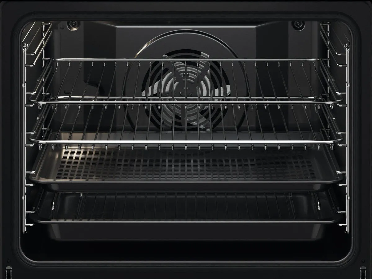 Zanussi ZOHNA7KN Built-In Electric Single Oven, Black, A  Rated