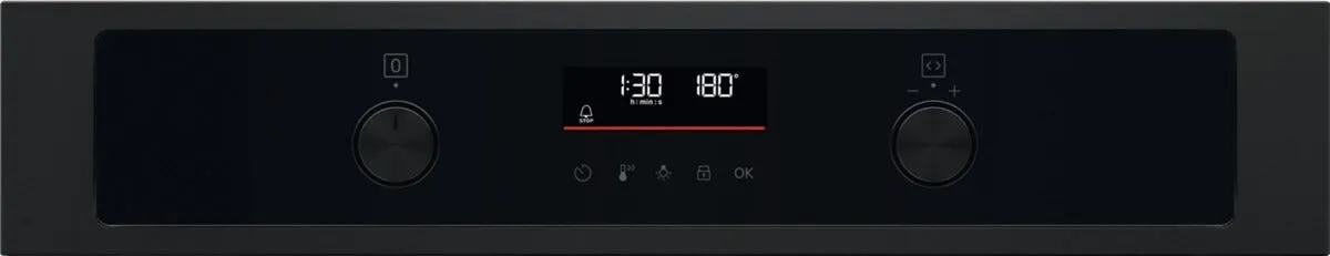 Zanussi ZOHNA7KN Built-In Electric Single Oven, Black, A  Rated