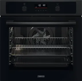 Zanussi ZOHNA7KN Built-In Electric Single Oven, Black, A  Rated