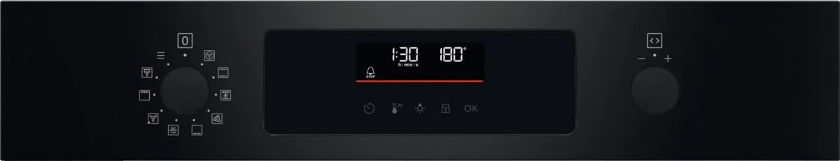 Zanussi ZOPNX6KN Built In Electric Single Oven with Pyrolytic Cleaning - Black